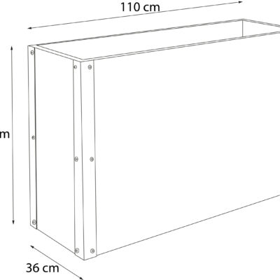 donica 110x36x70